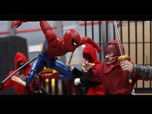 Spider-Man brand new day spiderman VS the hand STOP MOTION