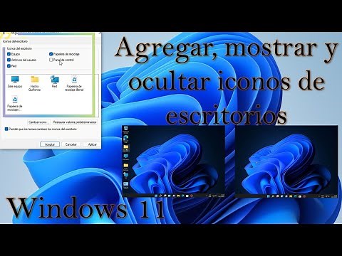 configurar iconos de escritorio Windows 11 Fácil, rápido y sencillo.