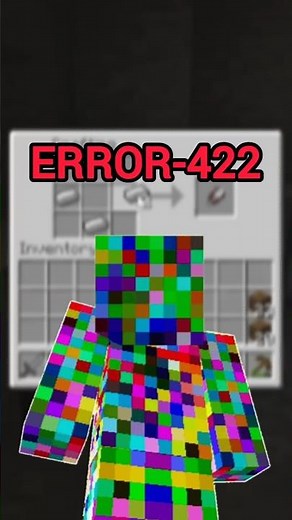 The Creepy Lore Of Error 422 In Minecraft । #steelwing #minecraft