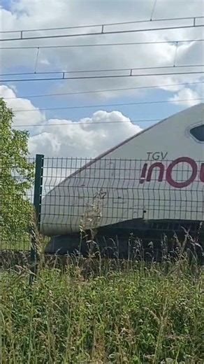 croisement d'un agc rénové mobigo et d'un tgv inoui