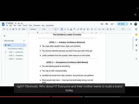 The Confidence Ladder (4 levels).
