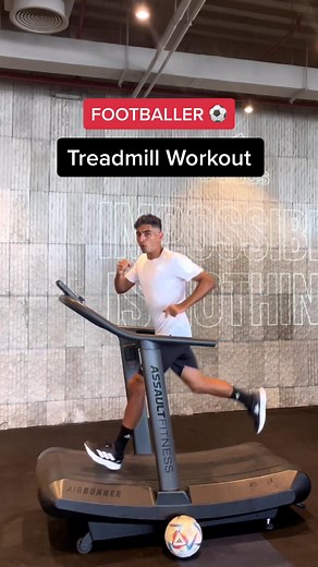 Footballer Treadmill Workout for Enhanced Endurance