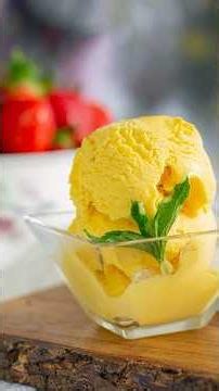 The way ice cream used to be made 🍦🍦 simple homemade recipe 💛💛