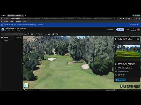 Using Google Earth to Prepare for Golf Tournaments