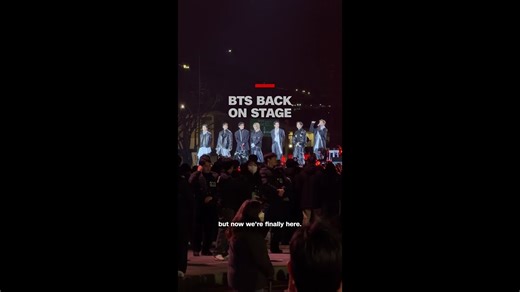BTS back on stage - Main Stream Videos
