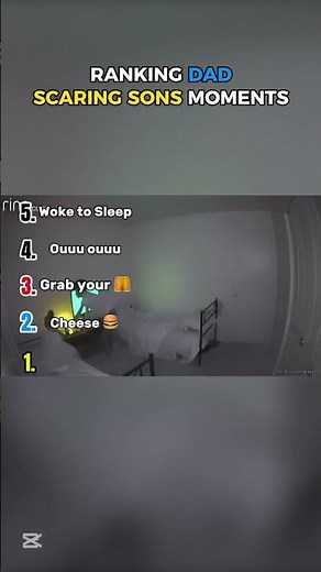 Ranking Dad scaring sons moments 🤣😂 | Wait for the last one! #ranking #moments #funnyshorts