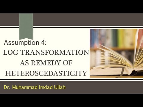 Log Transformation for Reduction of Heteroscedasticity