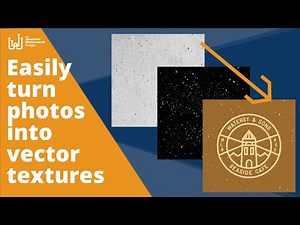 How to create vector textures from photos - Photoshop & Illustrator Tutorial