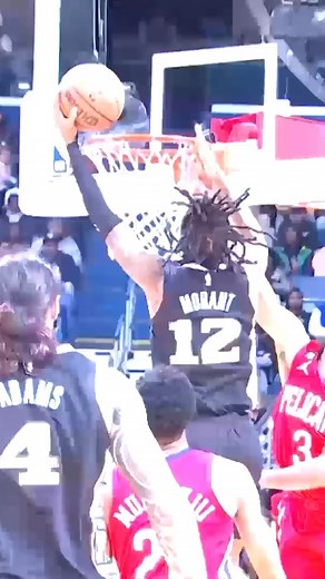 2M views · 46K reactions | Ja switches hands for the SLAM 勞 Watch LIVE Now: https://app.link.nba.com/nba-app- | NBA | Facebook