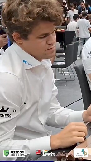 4.6M views · 111K reactions | GG KID ♥️拾 Edit: Abhyudaya Ram #chess #magnuscarlsen #nepomniachtchi | ChessBase India | Facebook