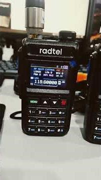 RADTEL RT890 FIRMWARE NOVO AGORA IGUAL AO QUANSHENG...COM ANTENAS INOX RAV DUAL VHF UHH