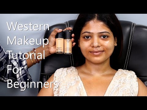 Step By Step Western Makeup Tutorial / Glowing Glass Skin Makeup On Dry Skin / Glam Makeup Tutorial