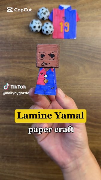 DIY Lamine Yamal Papercraft: Create Your Own Football Art