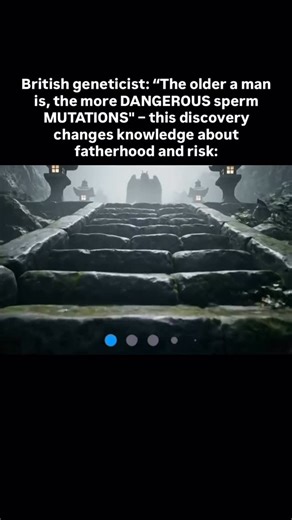 @yourmotivatone on Instagram: "1. By age 70, nearly 1 in 20 sperm carry harmful mutations – compared to 1 in 50 in men under 35. That’s not lifestyle. That’s biology. As men age, certain mutated stem cells in the testes multiply faster than normal ones – outcompeting their healthy neighbors. Scientists call it “selfish sperm” – cells that win the growth race but carry genetic baggage. 2. These mutations aren’t random. They cluster around genes linked to neurodevelopment, immunity, and cancer. Ov