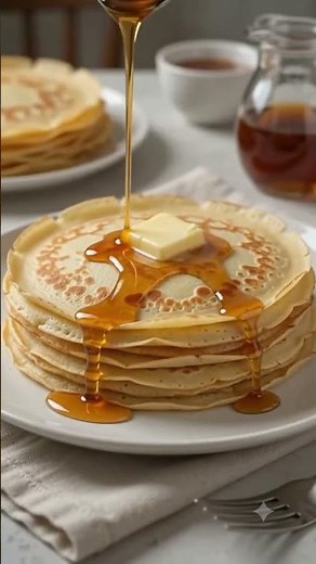 French Crepes 🥞😍 #easyrecipes #recipe #cake