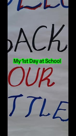 My First Day at School