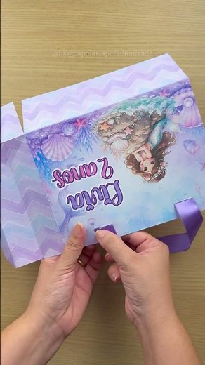 Sacolinha Horizontal 💜 #papelariapersonalizada #diy #papelariacriativa