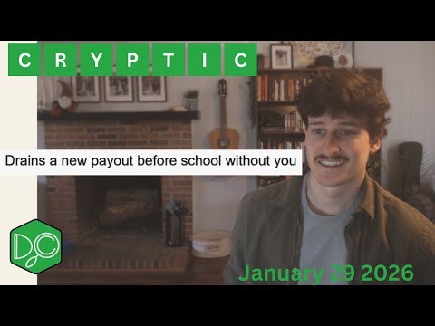 Daily Crypticle Clue - Day 455 - Drains a new payout before school without you