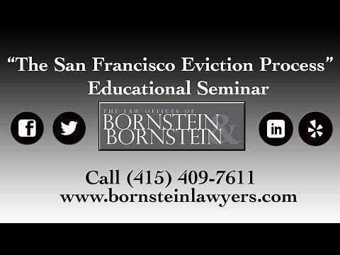 Learn about the SF Eviction Process + Unlawful Detainer Actions