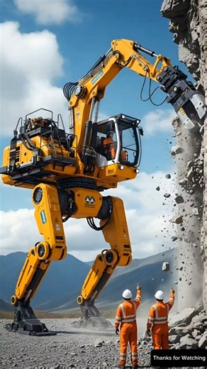 Could This Be the Future of Heavy Construction? #excavator #amazingmachinery #engineering