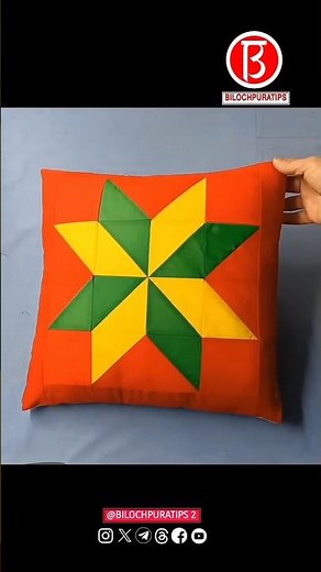 How To Make Patchwork Pillow Sewing Tutorial Part 43