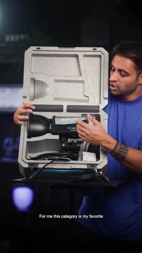 ⁨ ⁨ Unboxing لاضاءة نانلايت الجديدة Nanlite FC120C RGB LED Spotlight مع المبدع / سالم فهد كل الشكر