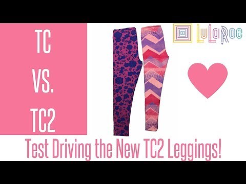 LuLaRoe TC2 Leggings Comparison to TC! PLUS SIZE fit!