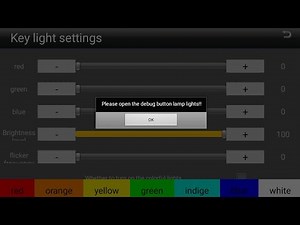 how to enable panel light on Android head unit car stereo