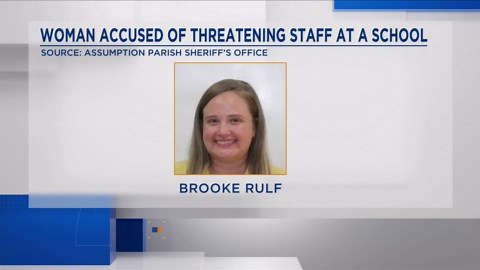 Louisiana woman accused of threatening personnel at primary school