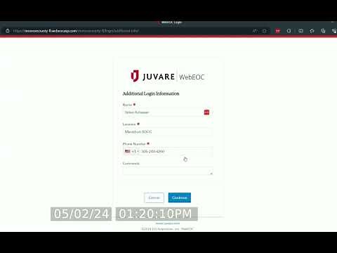 WebEOC Basic Training Video UPDATED 2024