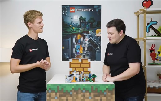 乐高我的世界21147岩底大冒险 套装展示【乐高官方油管视频搬运】