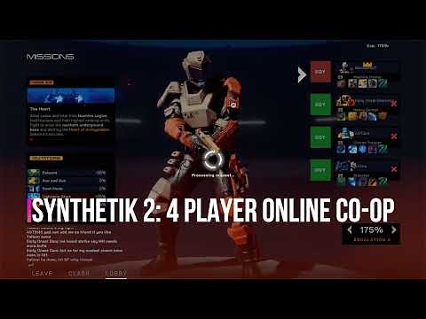 Synthetik 2 (PC game) 4-Player Online Co-op Session