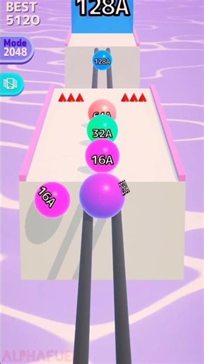 Ball Run 2048 Visual Therapy #funny #ballrun2048 #shorts