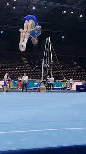 World Champion @bartoleddu 🇮🇹 trying out the #Leipzig2025 floor! #podiumtraining | #Artistic | #Gymnastics | European Gymnastics