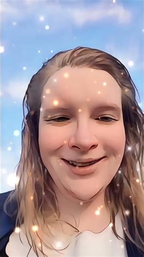 Person with a Filter Sings#filter #singing #sparkle #outdoors