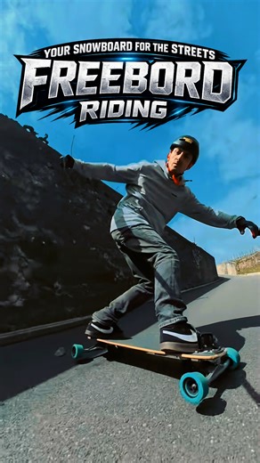 Your snowboard for the streets freebord riding