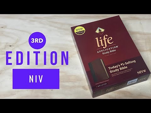 Life Application Study Bible, NIV by Tyndale