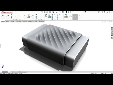 Master the Art of 'Diagonal Plated Surface' in Solidworks 2018 | Easy Step By Step Method