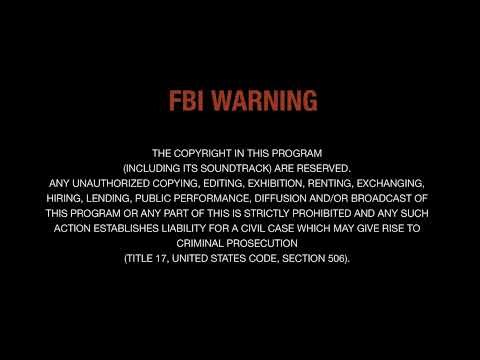 FBI Warning Screen (2025)