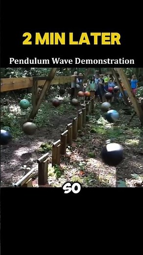 How The Pendulum Wave Demonstration Works In Physics