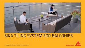 1.5K views · 94 reactions | Want to enjoy sitting outdoors on your balcony and terrace with perfectly installed tiles? SikaCeram® balcony system would be the best choice for your tile setting. A high quality and safe system to ensure long-lasting tile installation on your balcony and terrace. Check out our website for more information: https://bit.ly/Sika-TSS #Sikalastic #Sikaceram #Balcony #Terrace #Tiling #Waterproofing | Sika | Facebook