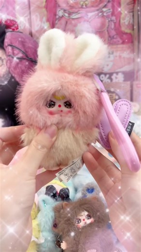 Baby three mini rabbit 🐰 #blindbox #toy #babythree