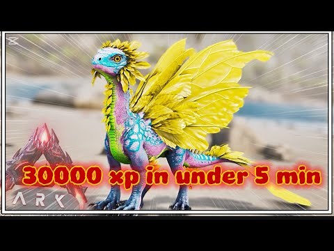 How to get easy xp on drakeling #ark #survival #ascended