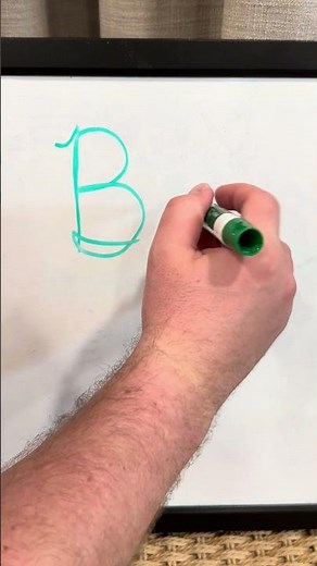 How to Write B in Cursive - Uppercase and Lowercase