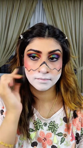 Face Art Makeup tutorial #faceart #faceartmakeup #shorts #makeuptutorial #grwm #shortsvideo