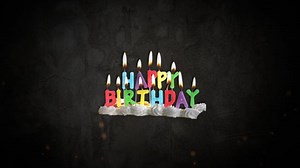 Birthday, Cake, Candle. Free Stock Video
