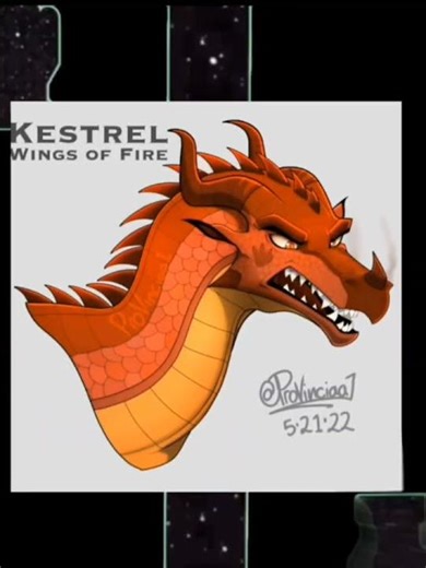 Kestrel!!!!!#wof #wingsoffire
