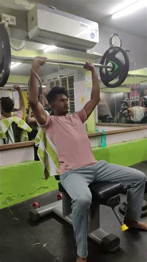 "Shoulder Press 🔥 Power Up Fast!" #gym #fitness #viral