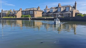 1/48th scale Flower class corvette sailing in the sunshine today. | Dundee Model Boat Club