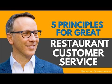5 Principles of Great Restaurant Customer Service